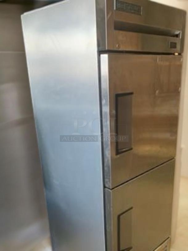 True T-23-HC single door reach-in refrigerator in like-new condition, stainless steel finish, 115V, fully tested.