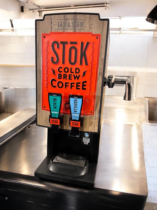 Creamiser Model 230 STōK Cold Brew Dispenser, dual flavor, excellent condition, 110V, fully tested, Scottsdale, AZ.