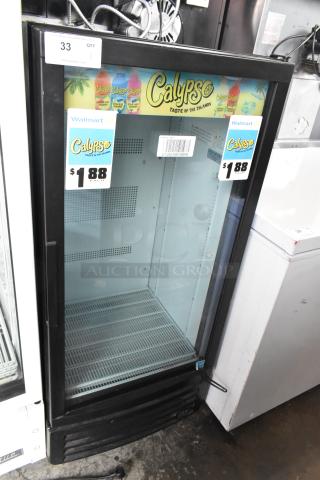 IDW G-10-F334B-HC Metal Commercial Single Door Reach In Cooler Merchandiser w/ Poly Coated Racks. 115 Volts, 1 Phase. - Item #1208440