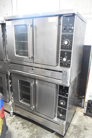 2 Garland Stainless Steel Commercial Full Size Convection Oven w/ View Through Door, Solid Door, Metal Oven Racks and Thermostatic Controls. 2 Times Your Bid! - Item #1208442