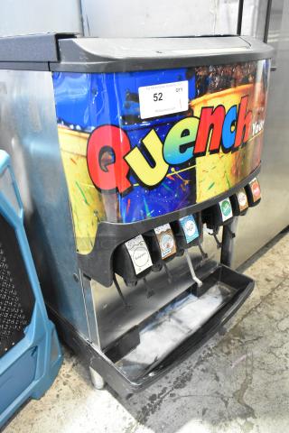 Servend SV150 commercial beverage machine, stainless steel, 6-flavor, 115 volts, 1 phase, countertop model.