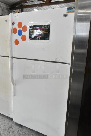 Maytag M1TXEGMYW00 Metal Reach In Cooler w/ Freezer. 115 Volts, 1 Phase. - Item #1208480