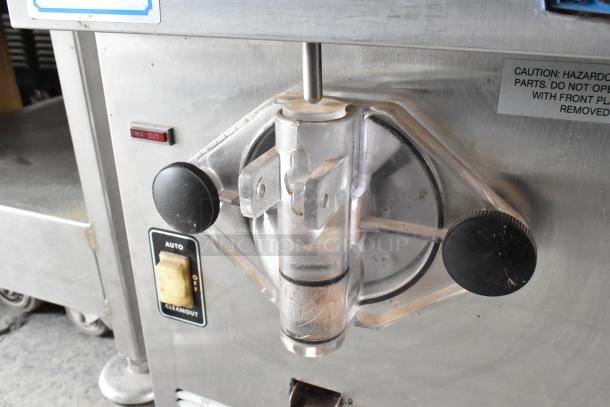 SaniServ A4071-E stainless steel soft serve ice cream machine, countertop model, single flavor, 115V, 1 phase, used condition.