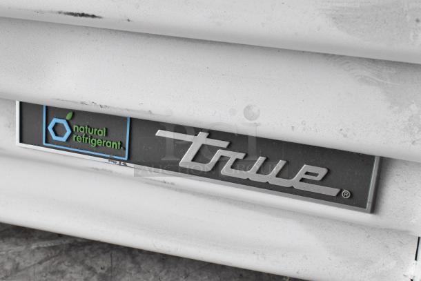 True TSCI-600R-G-PH Reach-In Cooler, metal, single door, poly racks, 115V, 1 Phase, with "natural refrigerant" label.