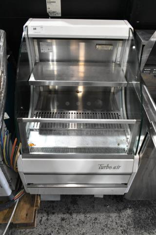 Turbo Air TOM-30L(W) Metal Commercial Floor Style Open Grab N Go Merchandiser. 120 Volts, 1 Phase. - Item #1208495