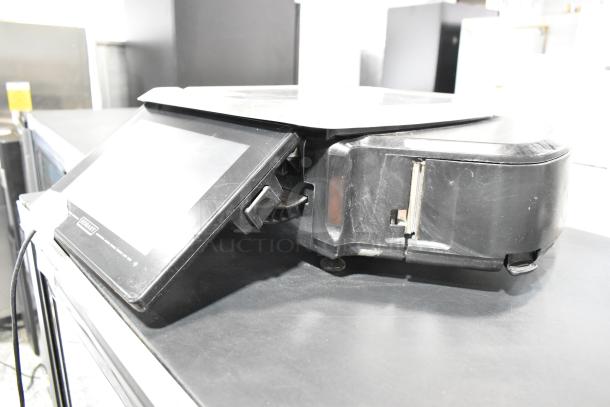 2016 Hobart HTi commercial food portioning scale, countertop model, 120/208-240V, 1 phase, visible Hobart label.