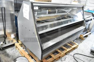 Custom Deli's Metal Commercial Floor Style Warming Display Case Merchandiser. - Item #1208547