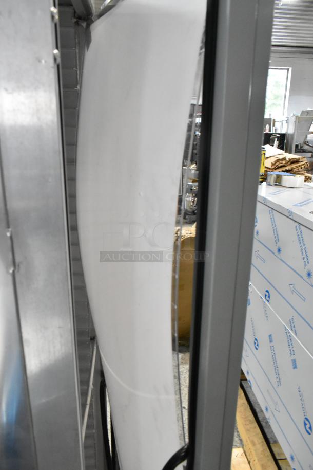 Brand new Mainstreet 541CHP1836I insulated heated cabinet with clear door, scratch/dent, on commercial casters, 120V, 1 phase.