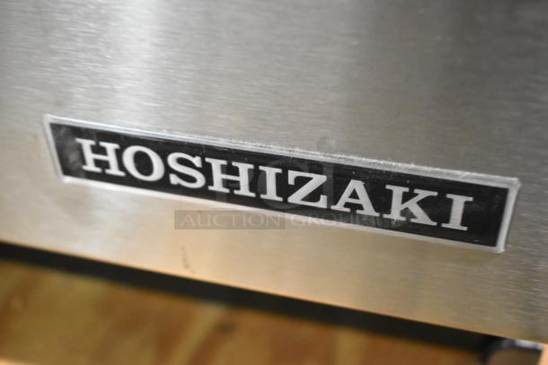 2025 Hoshizaki C-80BAK stainless steel ice machine, new scratch and dent, undercounter, 27 lb. bin, 92 lb. capacity.