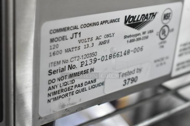 Brand new Vollrath JT1 Conveyor Toaster, model CT2-120350, 120V, 1-phase, scratch and dent condition, 1 1/2" opening.