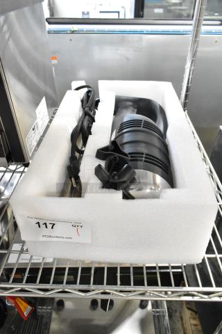 Brand new 2024 AvaMix 928IBHD12 immersion blender, 12" blade, heavy-duty, variable speed, 1 1/4 hp, 120V, in protective packaging.