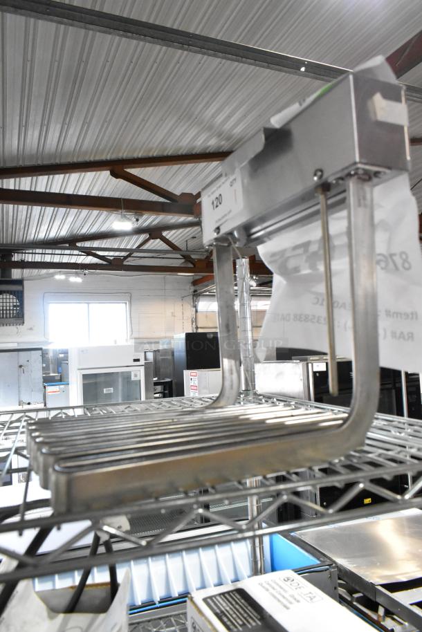 Brand new HP2EA001C Perfect Fry 83339 heater assembly, 7.2 KW, 240V, 1PH, stainless steel, visible label with item number.