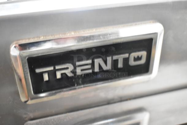 Trento stainless steel commercial electric 2-deck pizza oven with cooking stones. 230V. Brand new, scratch and dent condition.