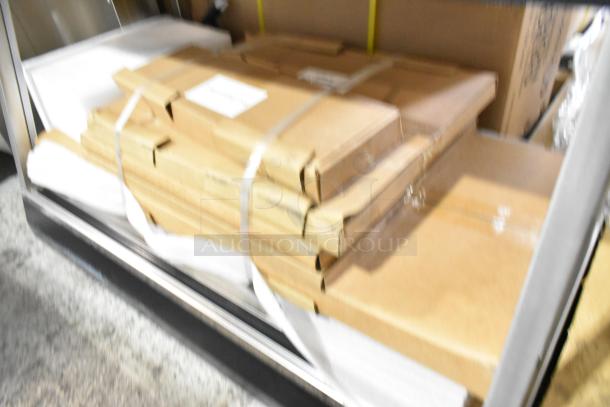 BRAND NEW Vollrath FMA7036 36" Hot Food Merchandiser in packaging. Scratch and dent condition, 120V, 1 Phase.