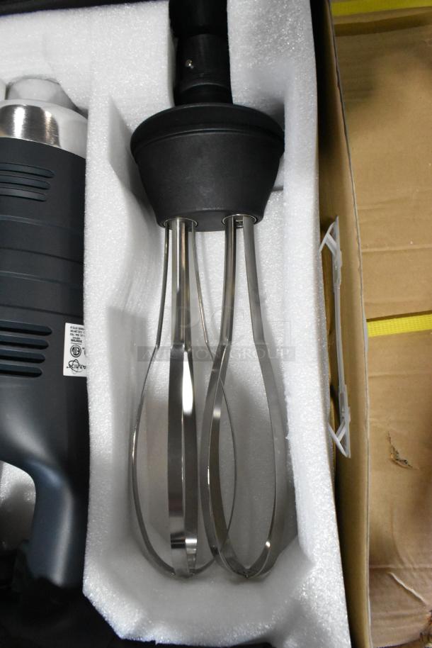 5 new AvaMix 928IBHDW10 immersion blenders, 10" whisk, 1 1/4 hp, 115V, in original packaging.