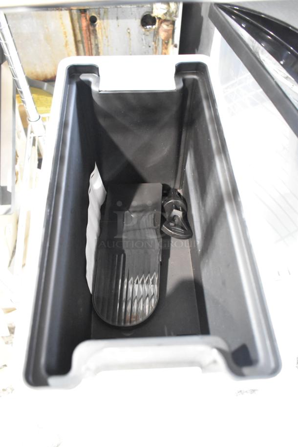 2 Brand New Choice 176BD3BK2, 3 Gallon Black Slim Beverage Dispensers, slight scratch and dent, unused condition.