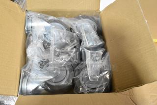 Lot of 4 brand new 1995074 casters in a box, each in individual plastic bags. Scratch and dent condition.