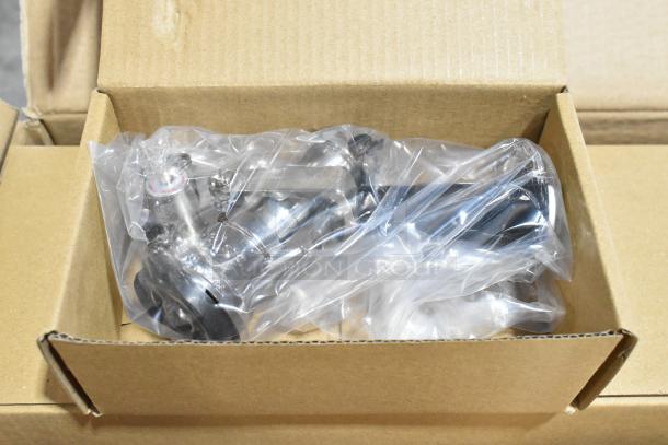 Brand new Avantco 178TOWERDBL 2 Tap Tower, 3" column. Scratch and dent condition, packed in original box.