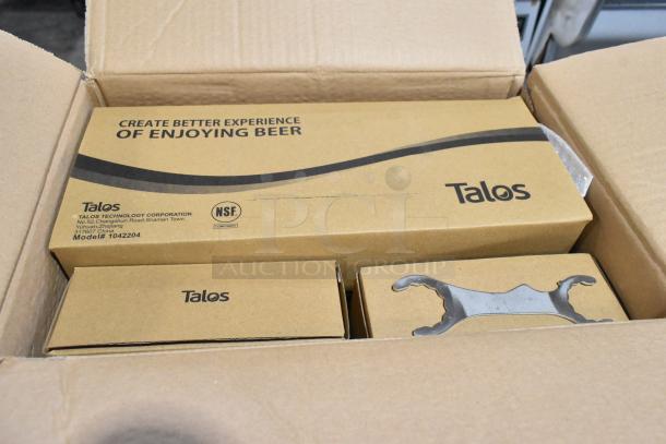 Brand new Avantco 178TOWERDBL 2 Tap Tower in box. Features 3" column. Includes NSF certification. Model: 1042204.