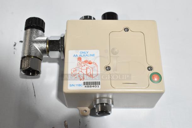 3 BRAND NEW SCRATCH AND DENT items including 351CASTER4 4 3/4" range plate casters, CYS-010 electric faucet, with box of parts.
