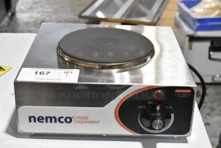 BRAND NEW! 2025 Nemco 6310-1 electric countertop hot plate with 1 solid burner, 120V, slight scratch and dent.