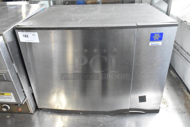 Manitowoc SD0452A stainless steel commercial ice head, 115V, 1 phase. Features visible label. Used condition.
