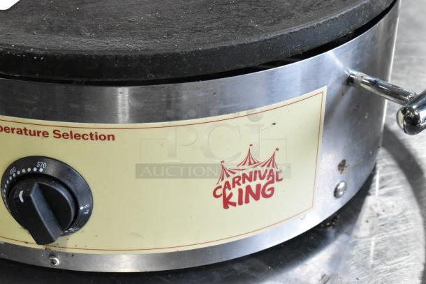 2023 Carnival King 382TCMPT16A 16" portable non-stick crepe maker, with adjustable temperature dial, 120V, 1 phase.
