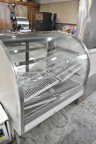 Leader CVK48 S/C Metal Commercial Floor Style Deli Display Case Merchandiser. 115 Volts, 1 Phase. - Item #1208769