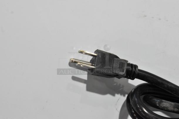 Close-up of a power cord for the Bar Maid CP-3000-D cutlery dryer/polisher, showing a standard three-prong plug.