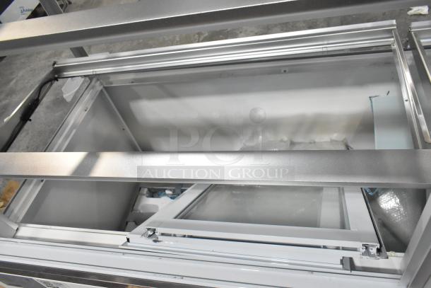 Avantco model 193BCFD72W white bakery display case, scratch and dent, LED lighting, 70 7/8" wide, 115V, 1 phase.