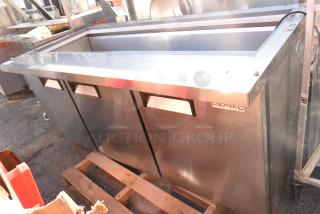 2022 Culitek MRSLM-3D Stainless Steel Commercial Sandwich Salad Prep Table Bain Marie Mega Top. 115 Volts, 1 Phase. - Item #1208819