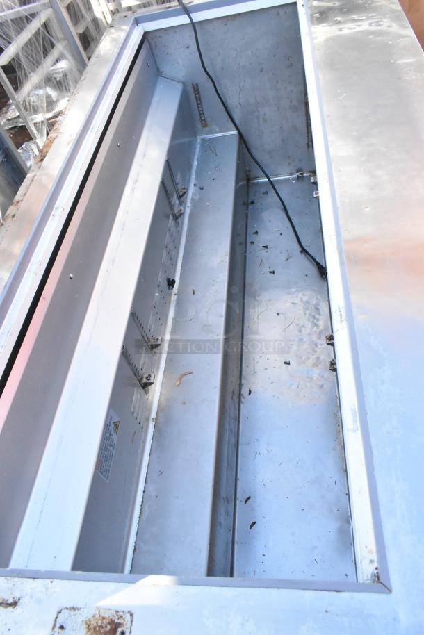 2022 Culitek MRSLM-3D stainless steel prep table, used condition, visible markings, for commercial kitchen use.