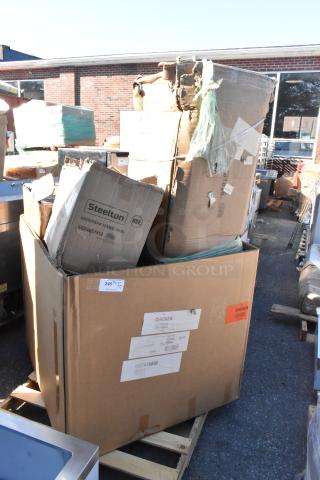 7 BRAND NEW SCRATCH AND DENT! Items Including 522UHS1812 Steelton 12