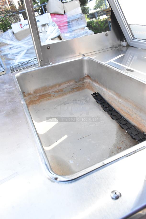 Duke SUB-HJF-R25 warming soup station, metal build, 120V, 1 phase, visible surface wear, used condition.