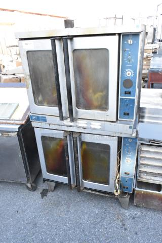 2 Duke Stainless Steel Commercial Full Size Convection Oven w/ View Through Door, Metal Oven Racks and Thermostatic Controls. 2 Times Your Bid! - Item #1208853