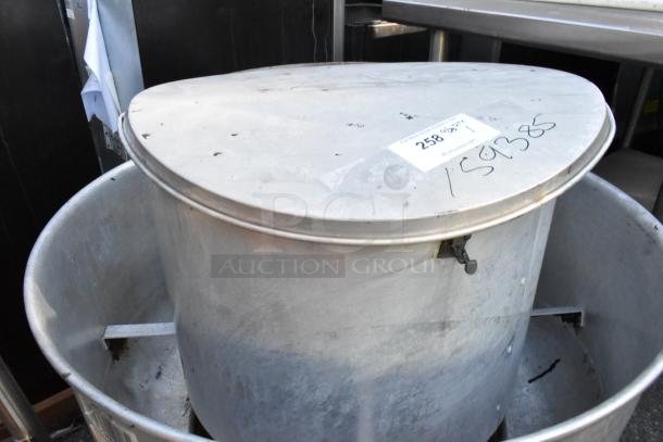 CaptiveAire NCA14FA metal commercial mushroom exhaust fan, 115 volts, 1 phase. Tags display model and condition.