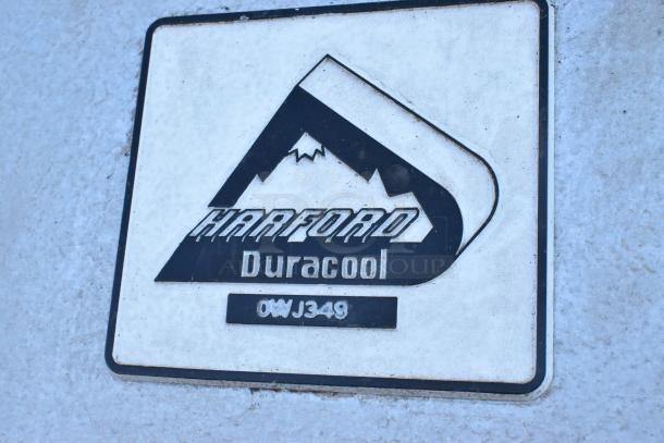 Harford Duracool logo on the Walk In Box, including model OWJ349.