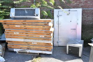 Hardord Walk In Box w/ Compressor and Heatcraft ADT090AKOLK 115 Volts, 1 Phase Evaporator Fan. - Item #1208891