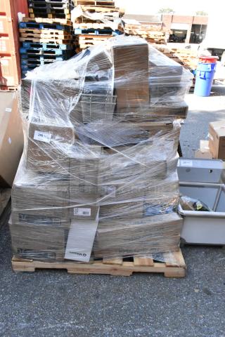 30 BRAND NEW! Boxes Including Cup Dispenser, Sherbet Dishes, Mop Bucket, Faucet, Dispensers. See Description for Details. 30 Times Your Bid! - Item #1208899