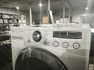 27 Inch Electric Dryer with 7.3 cu. ft. Capacity, 9 Dry Cycles, 10 Options, Steam Functions, Sensor Dry, Alloy Steel Drum and Dual LED Display: White - Item #1209299
