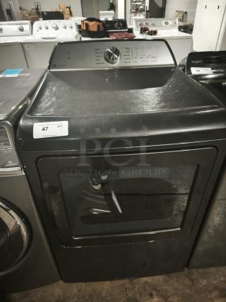 GE Profile 7.4 Cu. Ft. Smart Electric Dryer, Model PTD60EBPRDG, Diamond Gray, Sanitize Cycle, Sensor Dry, excellent condition.