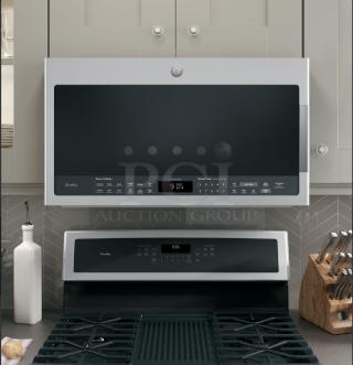 BRAND NEW SCRATCH AND DENT GE Profile™ 2.1 Cu. Ft. Over-the-Range Sensor Microwave Oven - Item #1209767