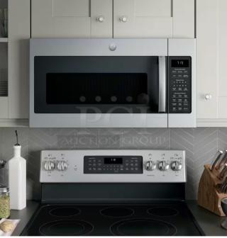 BRAND NEW SCRATCH AND DENT GE 1.9 Cu. Ft. Over-the-Range Sensor Microwave Oven (Stainless Steel) - Item #1209901