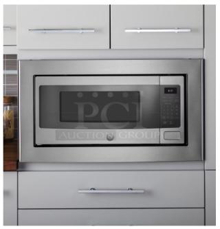 BRAND NEW SCRATCH AND DENT GE Profile 1.1 Cu. Ft. Countertop Microwave Oven (Stainless Steel) - Item #1209911