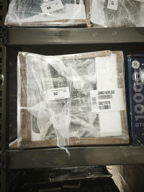 GE Profile 1.1 Cu. Ft. Countertop Microwave Oven, model PCHK11S1WSS, in box, stainless steel finish, new condition.