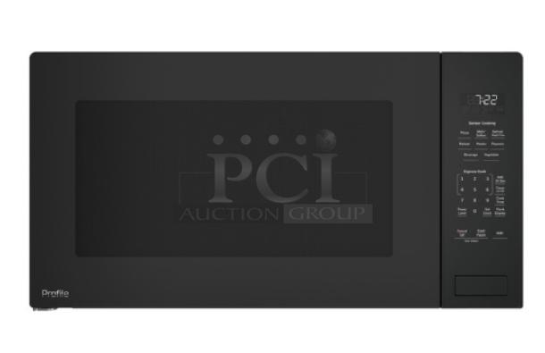 GE Profile 2.2 cu. ft. Built-In Sensor Microwave Oven, Model PCWK22U1WDD, Gray, touchscreen panel, new condition.