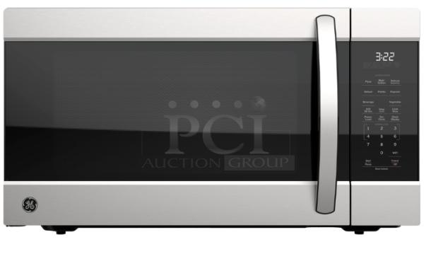 GE 2.2 Cu. Ft. Countertop Microwave Oven GCSH22U1WSS, stainless steel, digital display, touch controls, excellent condition.
