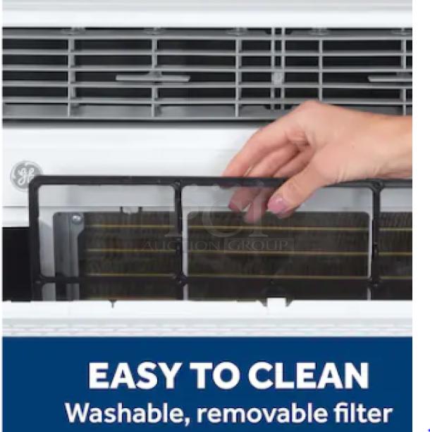 BRAND NEW GE® 14,000 BTU window air conditioner, model AWFS14WWL, with washable filter. Suitable for rooms up to 700 sq. ft.