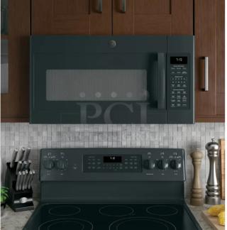 BRAND NEW SCRATCH AND DENT  GE® 1.9 Cu. Ft. Over-the-Range Sensor Microwave Oven (Black, Model JVM7195DKBB - Item #1209979