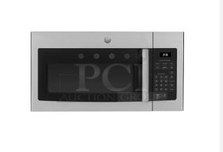 BRAND NEW SCRATCH AND DENT GE® 1.6 Cu. Ft. Over-the-Range Microwave Oven with Recirculating Venting (Model JNM3163RJSS) - Item #1209089